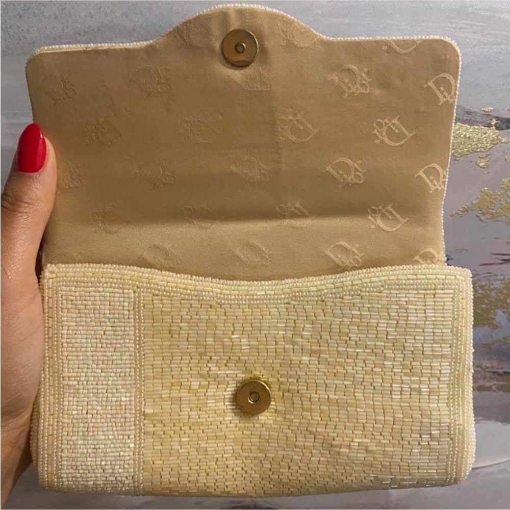 Vintage Christian Dior Beaded Clutch - Picture 3 of 4